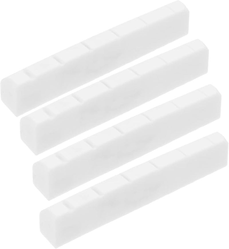 4Pcs Guitar Bone Nut Replacement Parts for Enhanced Sound Quality Easy to Install - Image 1